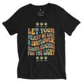 Sunflower Unisex Short Sleeve V-Neck T-Shirt - Alivwood