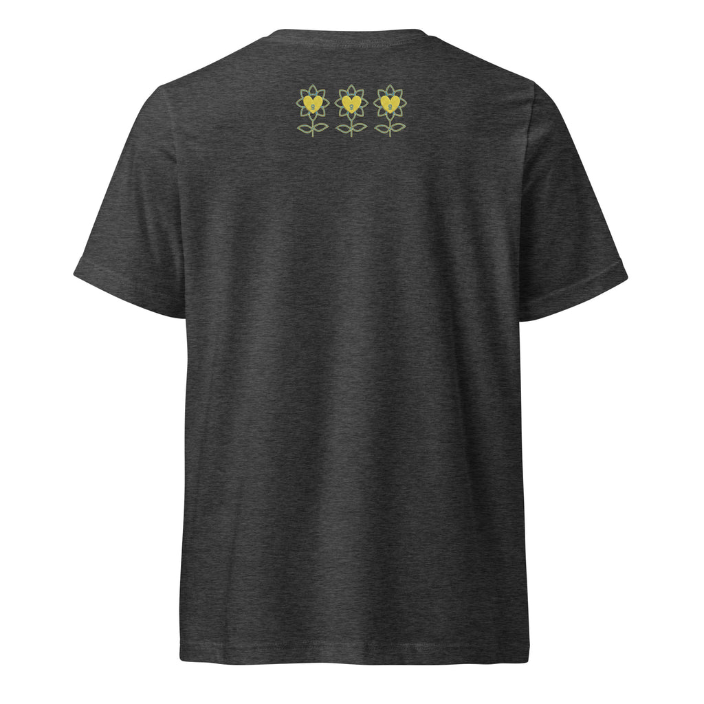 FlowerMood Unisex Short Sleeve V-Neck T-Shirt - Alivwood