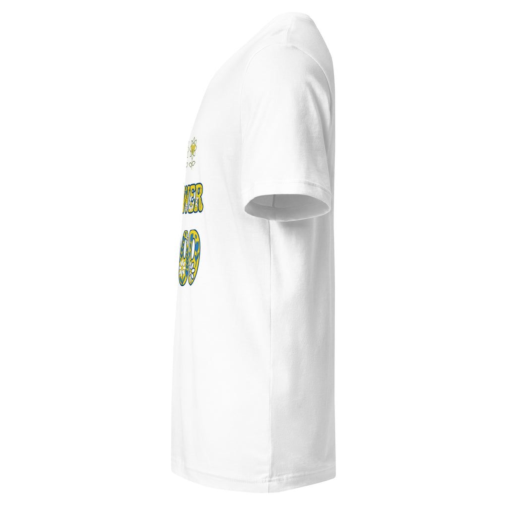 FlowerMood Unisex Short Sleeve V-Neck T-Shirt - Alivwood