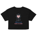 Rose Palette Woman on beach Women’s crop top - Alivwood