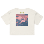 Rose Palette Woman reading Women’s crop top - Alivwood