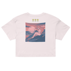 Rose Palette Woman reading Women’s crop top - Alivwood