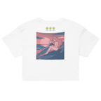 Rose Palette Woman reading Women’s crop top - Alivwood