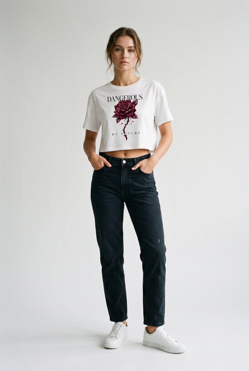Dangerous by nature Women’s crop top