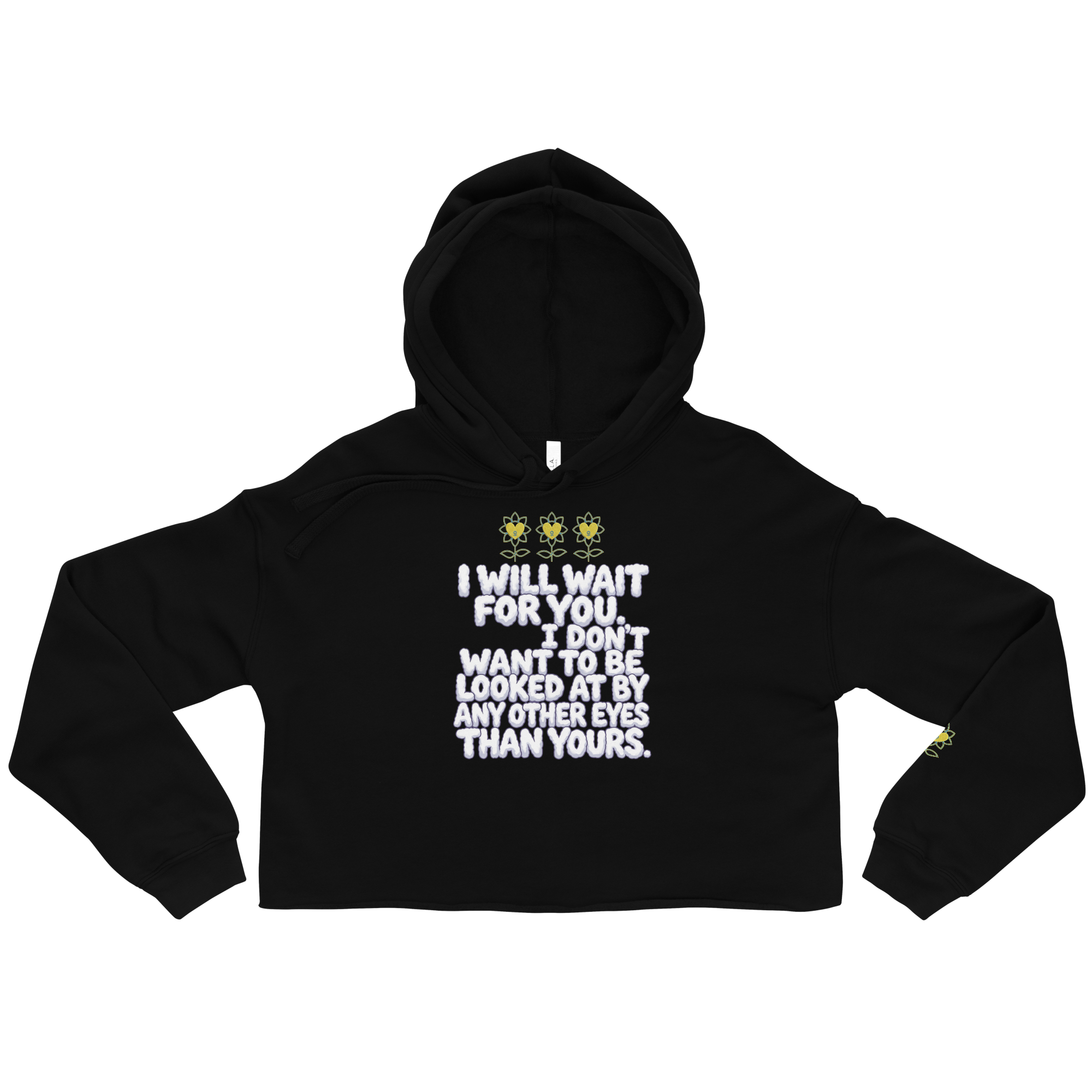 IllWaitForYou Crop Hoodie - Alivwood