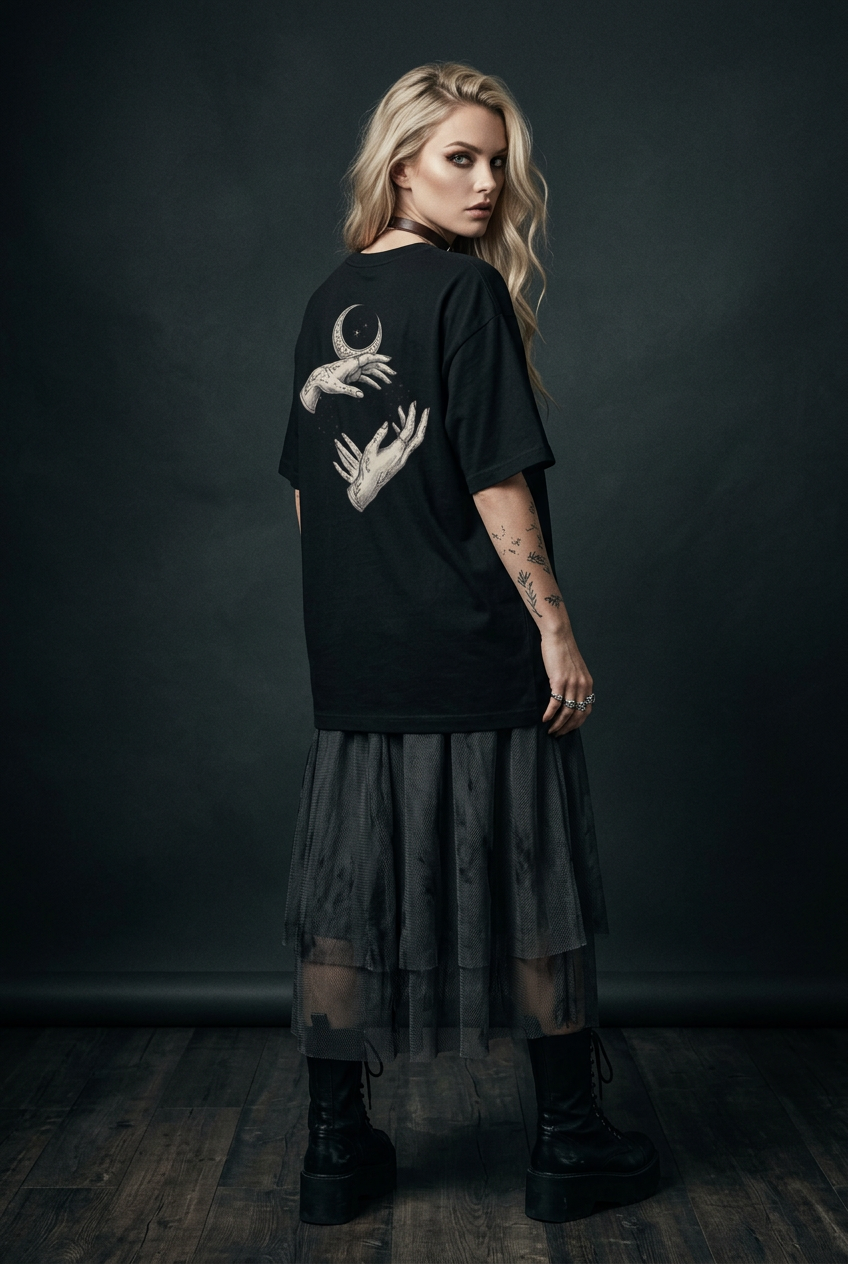 Hands of Fate Women’s heavyweight boxy tee - Alivwood