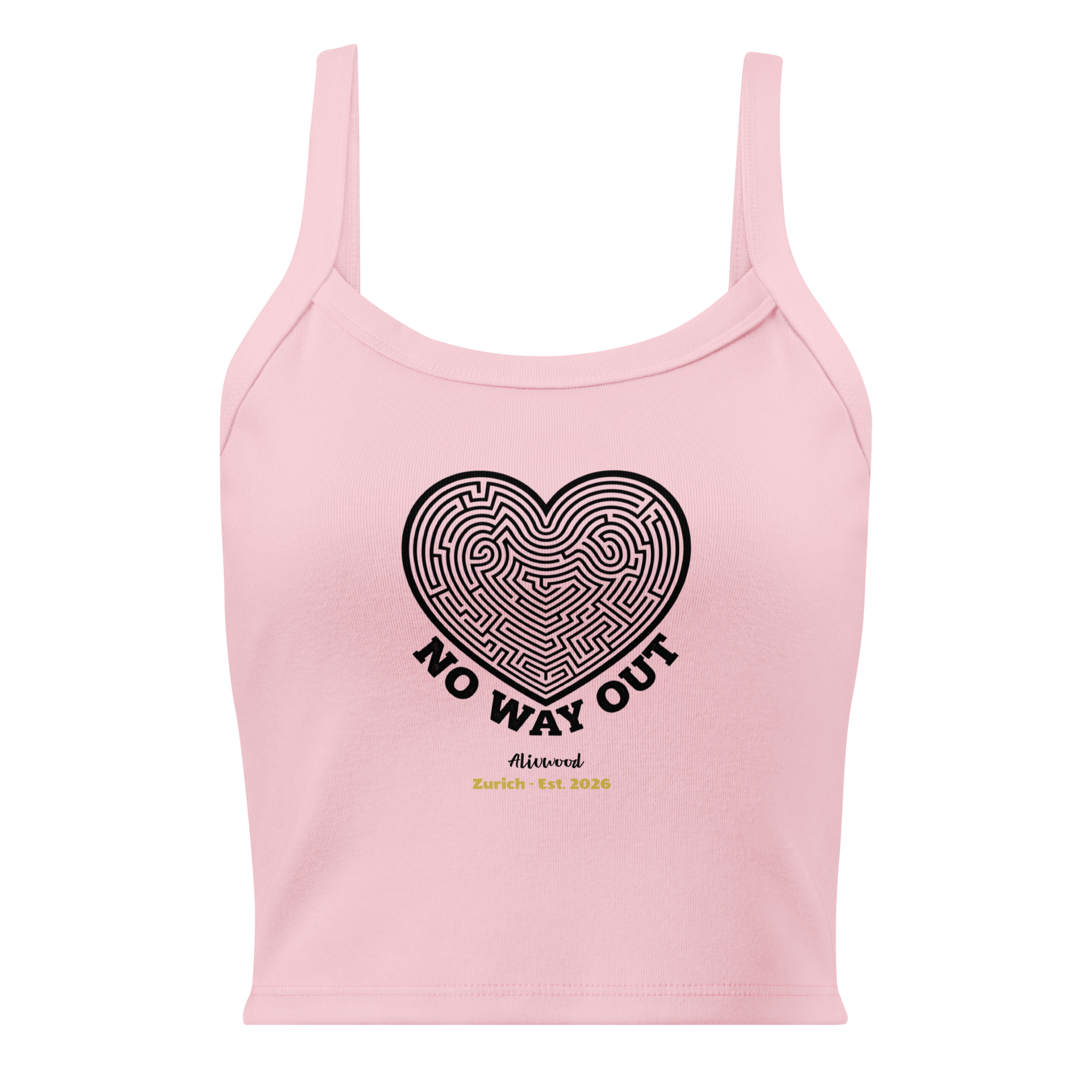 No way Out Women’s micro-rib tank top - Alivwood