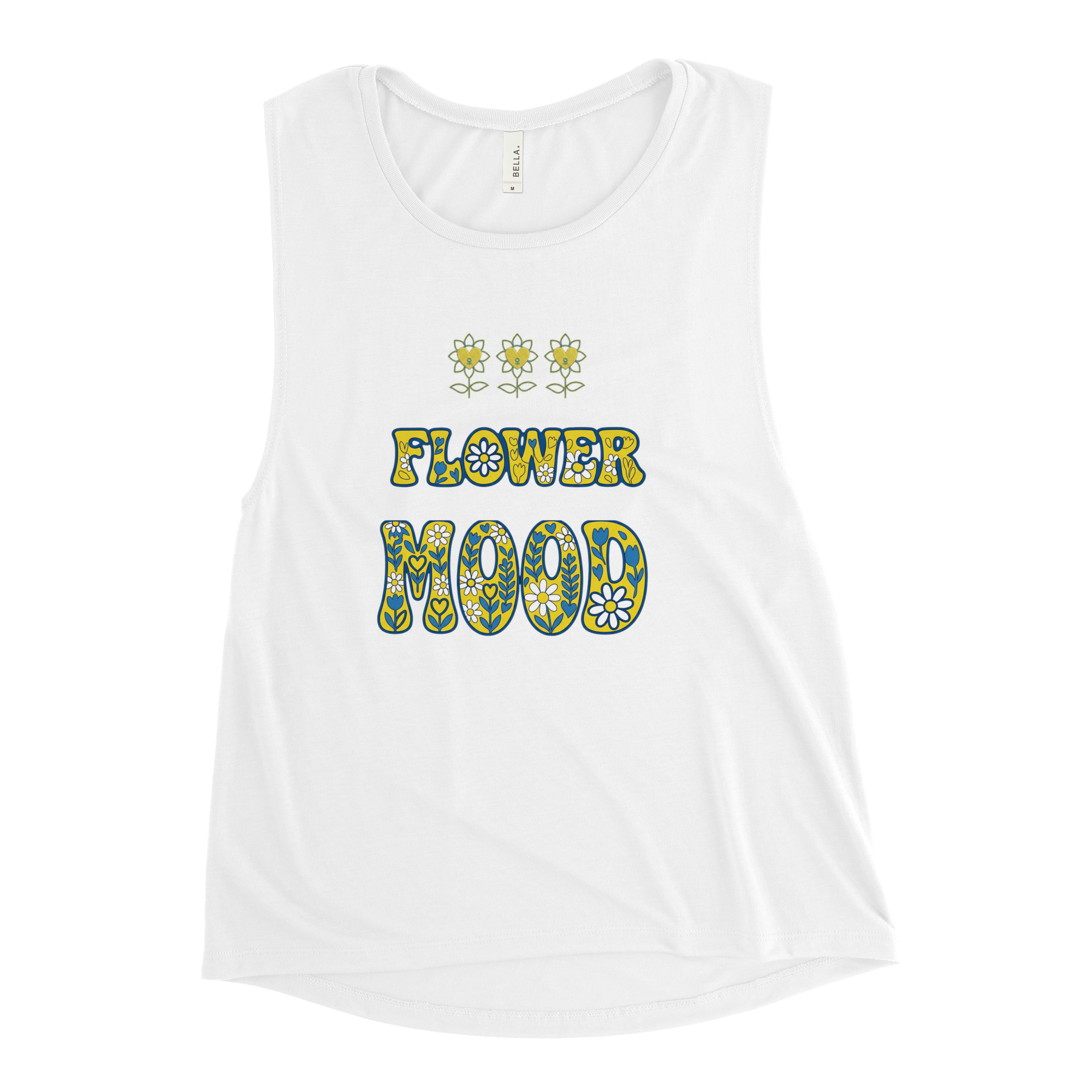 FlowerMood Ladies’ Muscle Tank - Alivwood