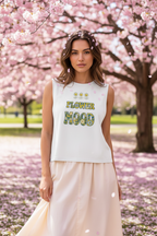 FlowerMood Ladies’ Muscle Tank - Alivwood