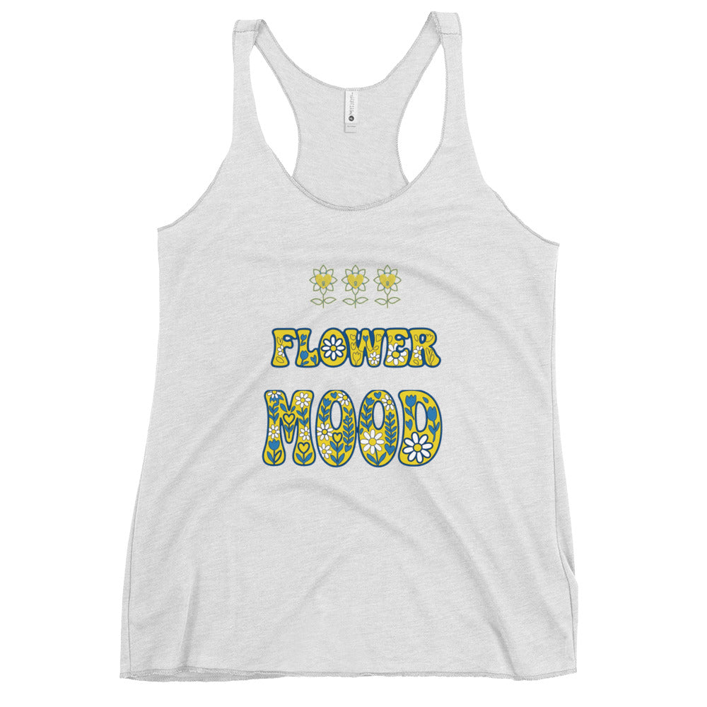 FlowerMood Women's Racerback Tank - Alivwood