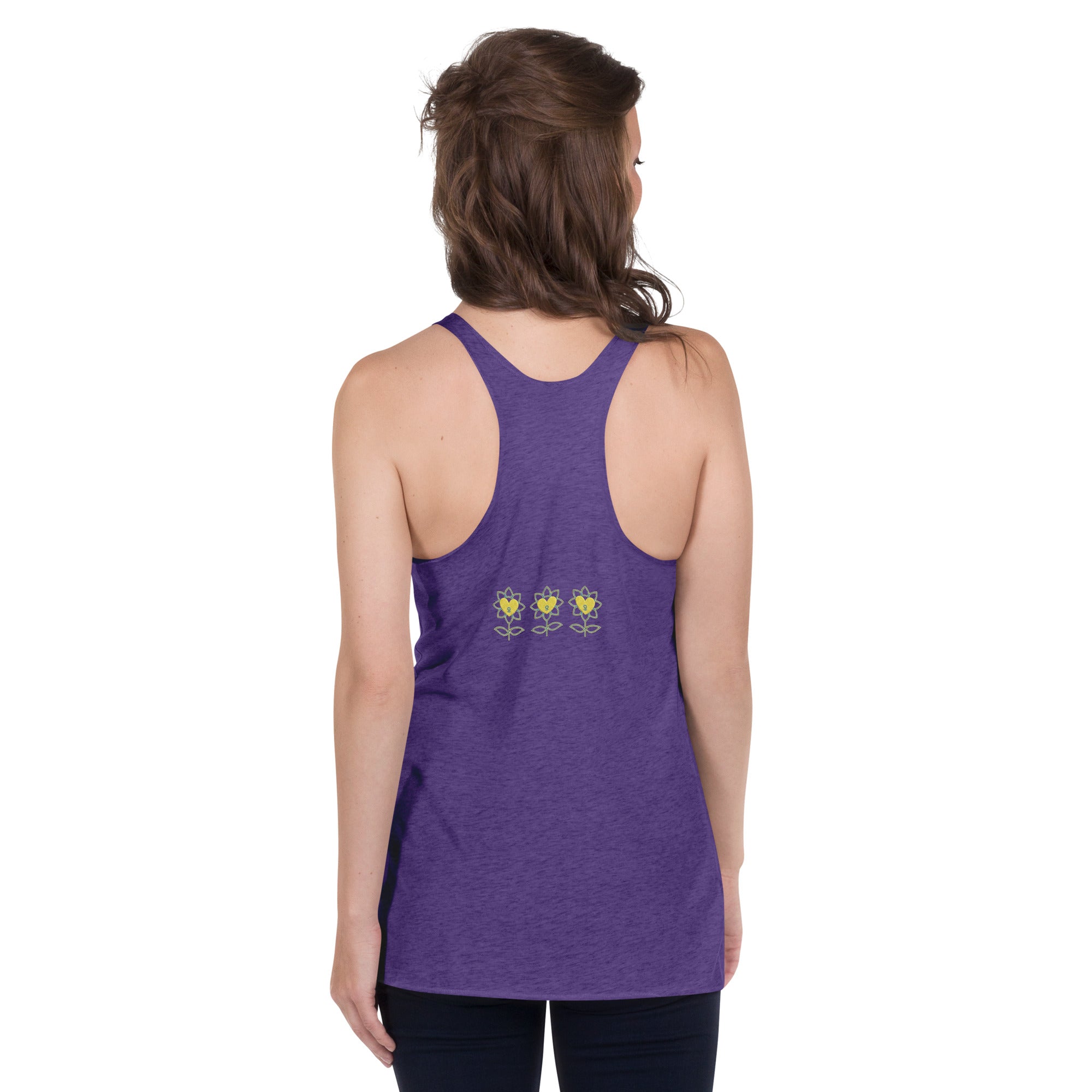 FlowerMood Women's Racerback Tank - Alivwood