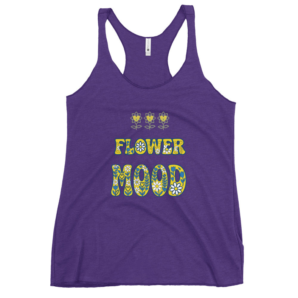 FlowerMood Women's Racerback Tank - Alivwood