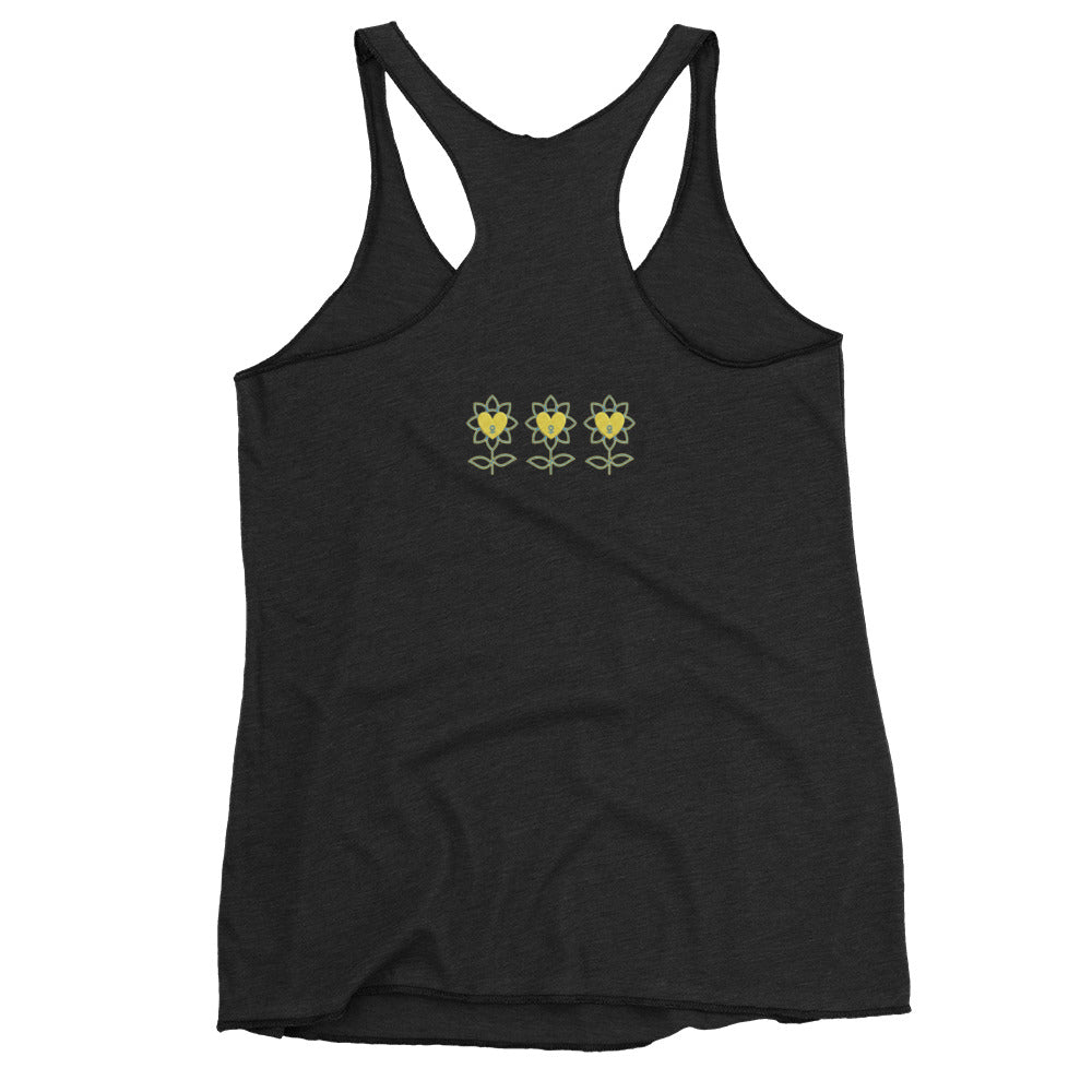 Sunflower Women's Racerback Tank - Alivwood