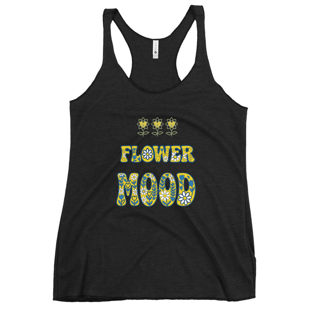FlowerMood Women's Racerback Tank - Alivwood