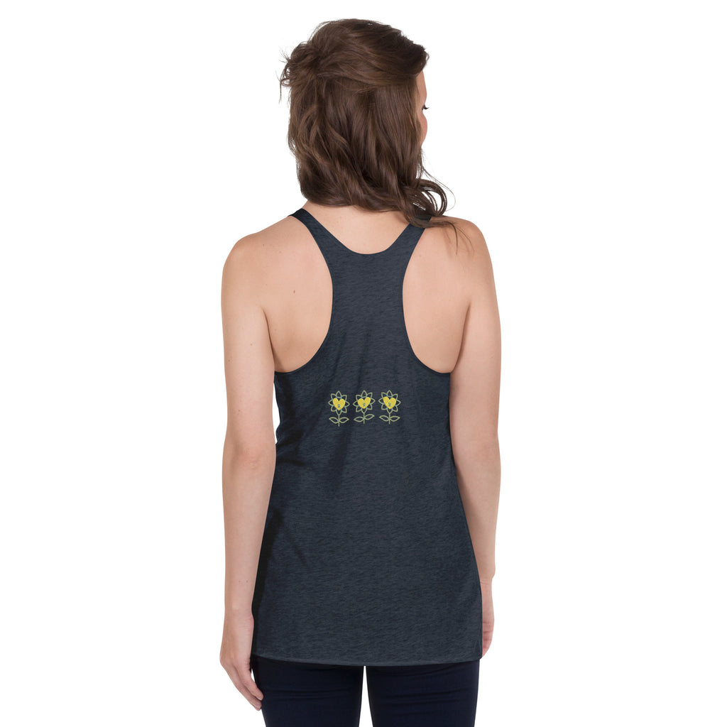 FlowerMood Women's Racerback Tank - Alivwood