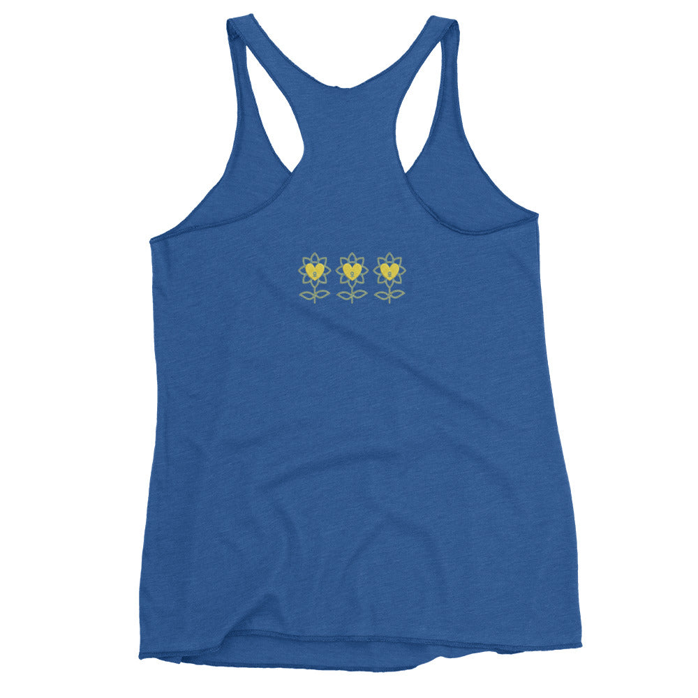 FlowerMood Women's Racerback Tank - Alivwood