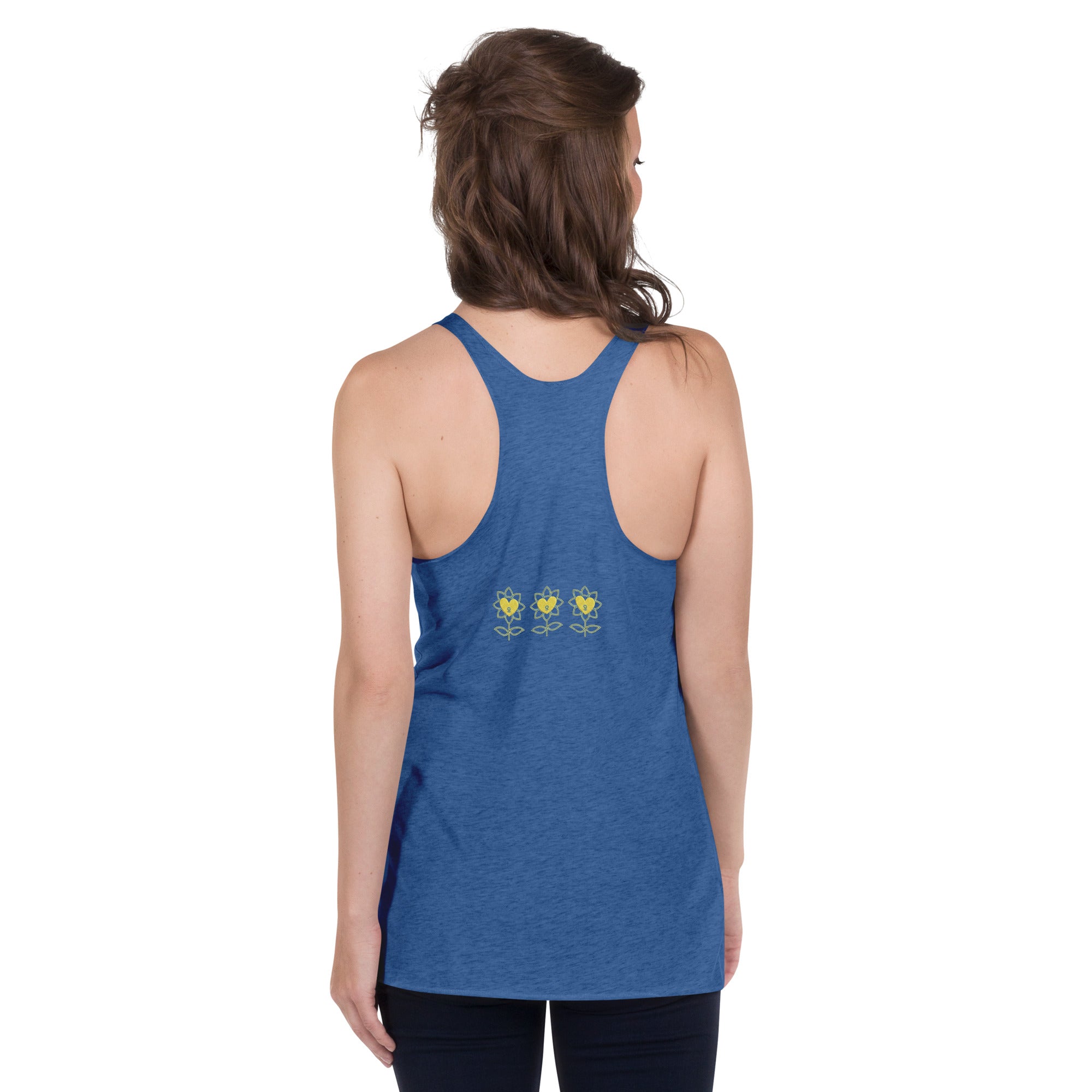 FlowerMood Women's Racerback Tank - Alivwood
