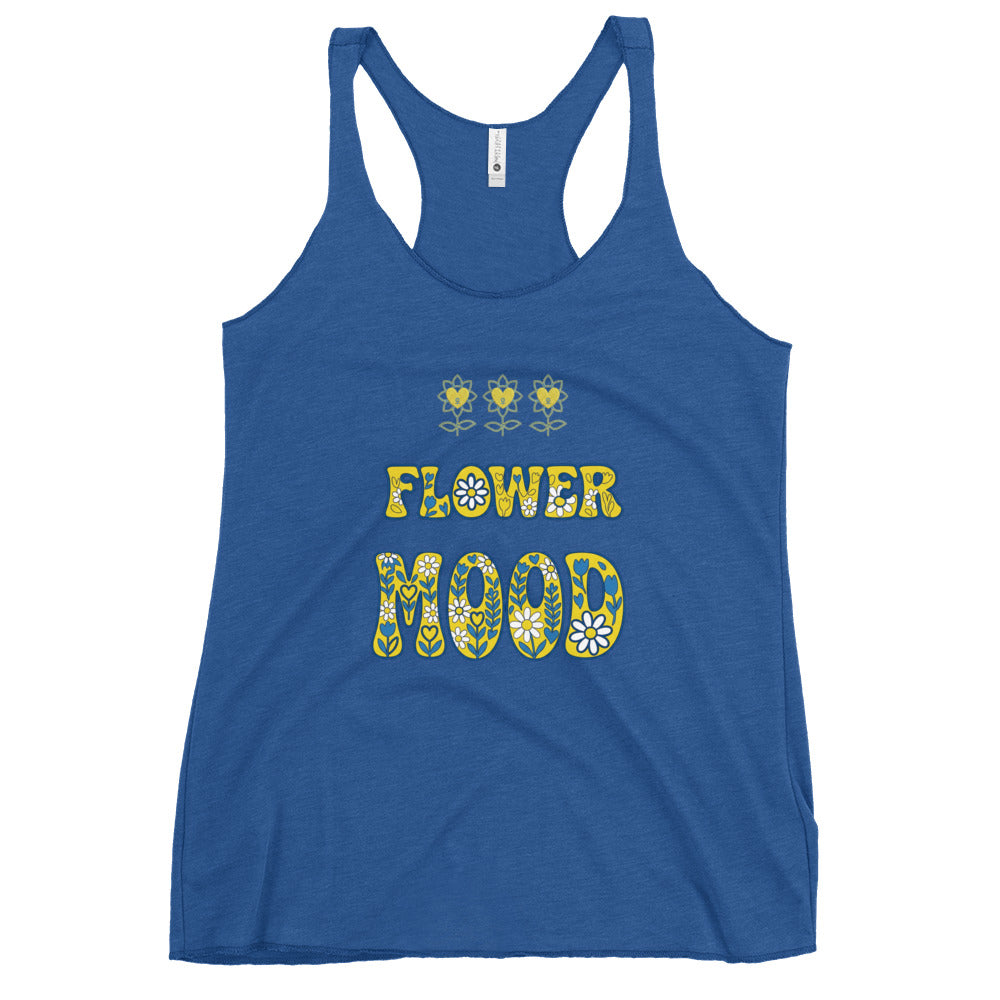 FlowerMood Women's Racerback Tank - Alivwood