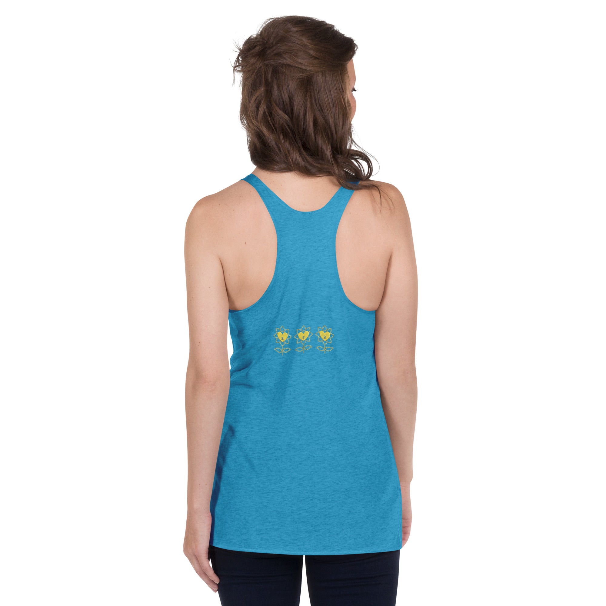 FlowerEnergy Women's Racerback Tank - Alivwood