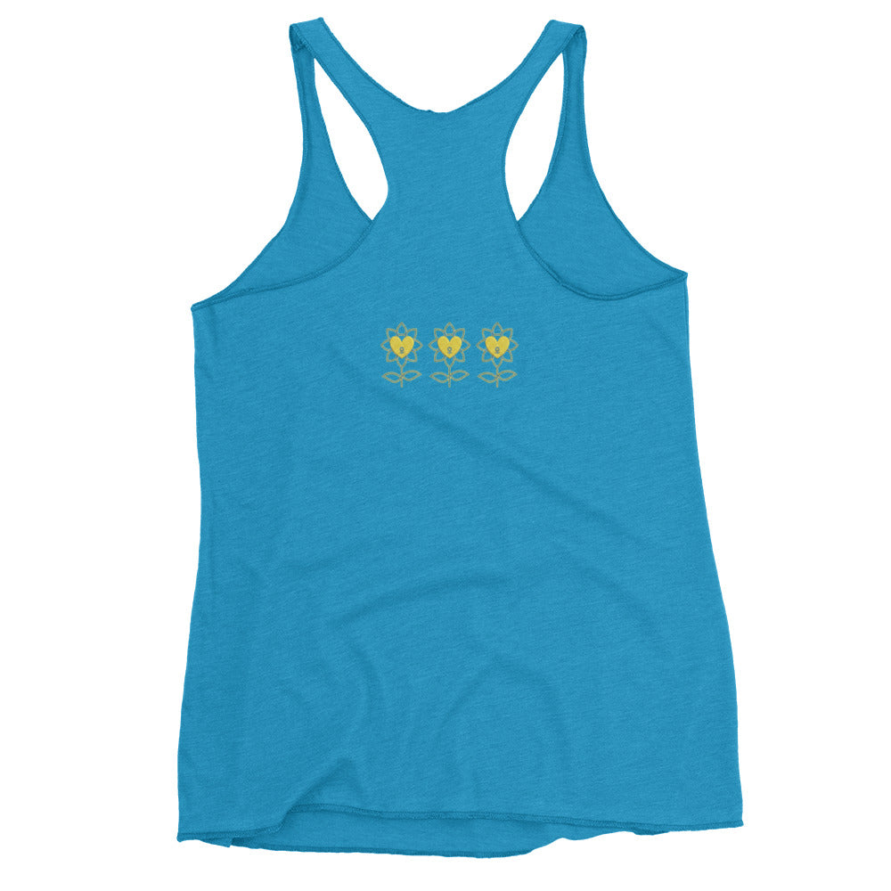 Sunflower Women's Racerback Tank - Alivwood