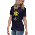 Flower Women's Relaxed T-Shirt UA - Alivwood