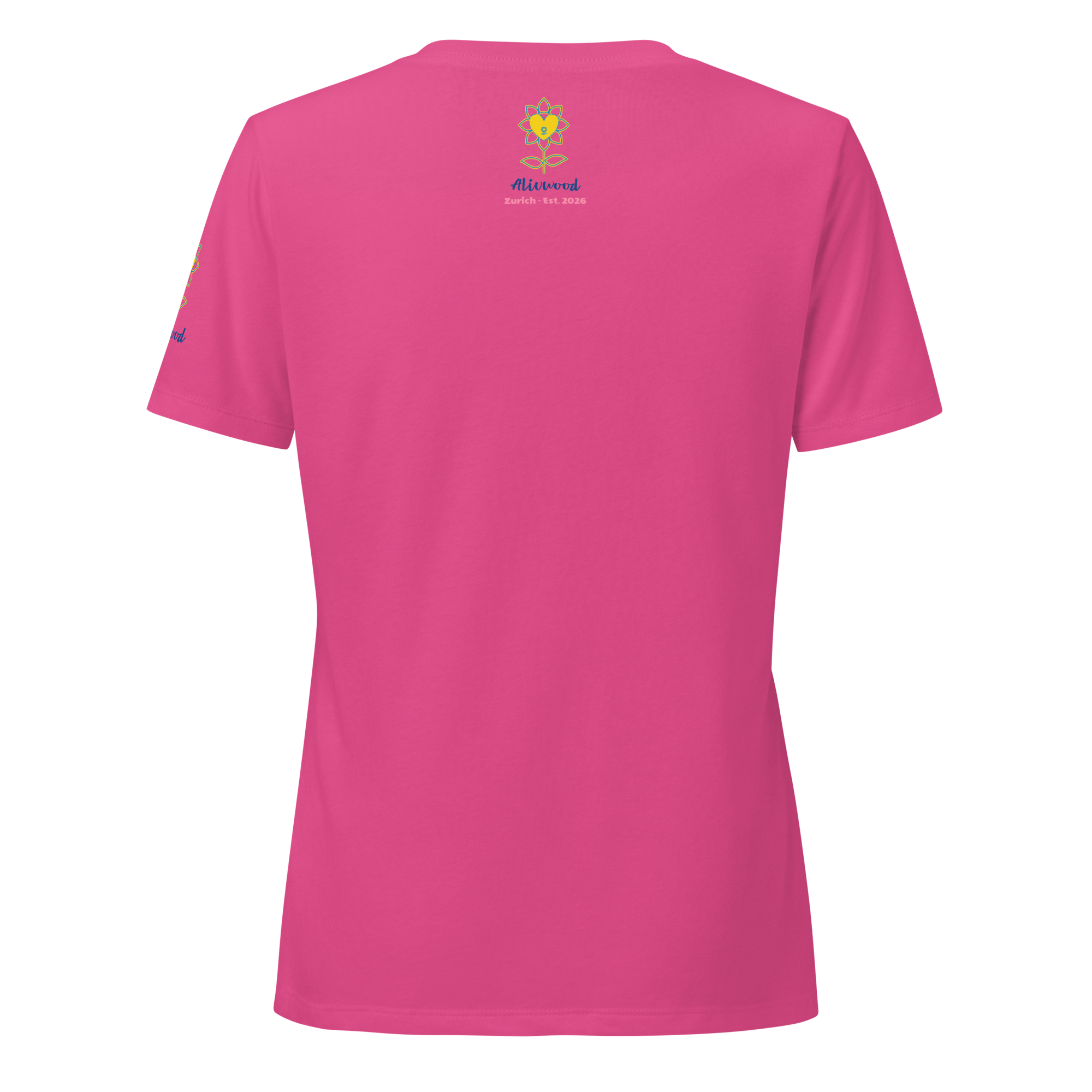 No Way Out Women’s relaxed v-neck t-shirt - Alivwood