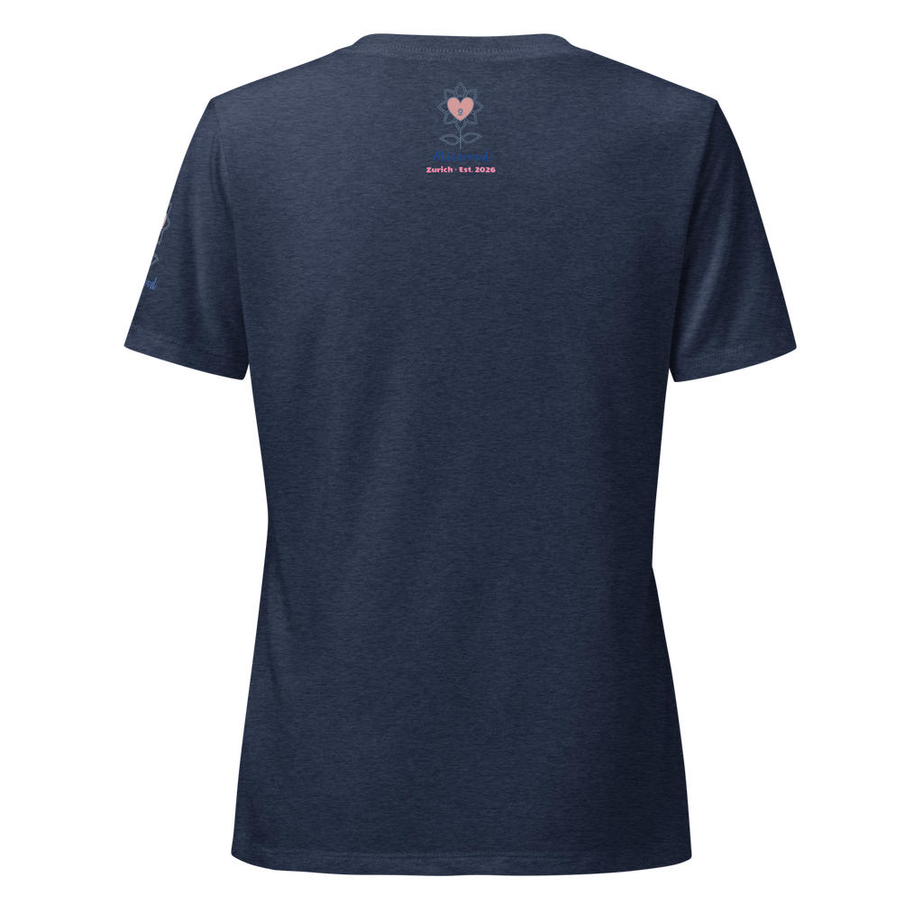 Kissing in Venice Women’s relaxed v-neck t-shirt - Alivwood