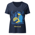 Kissing in Odesa Women’s relaxed v-neck t-shirt - Alivwood