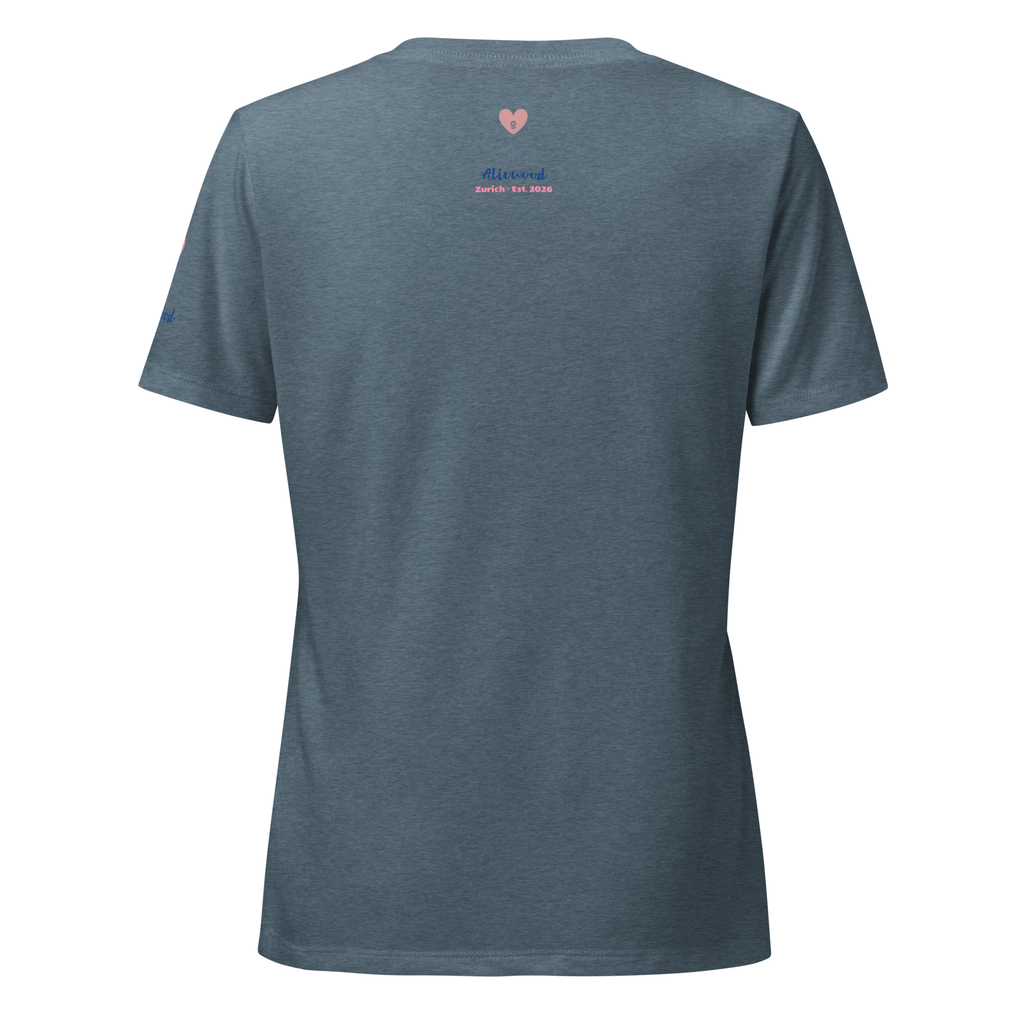 Kissing in Odesa Women’s relaxed v-neck t-shirt - Alivwood