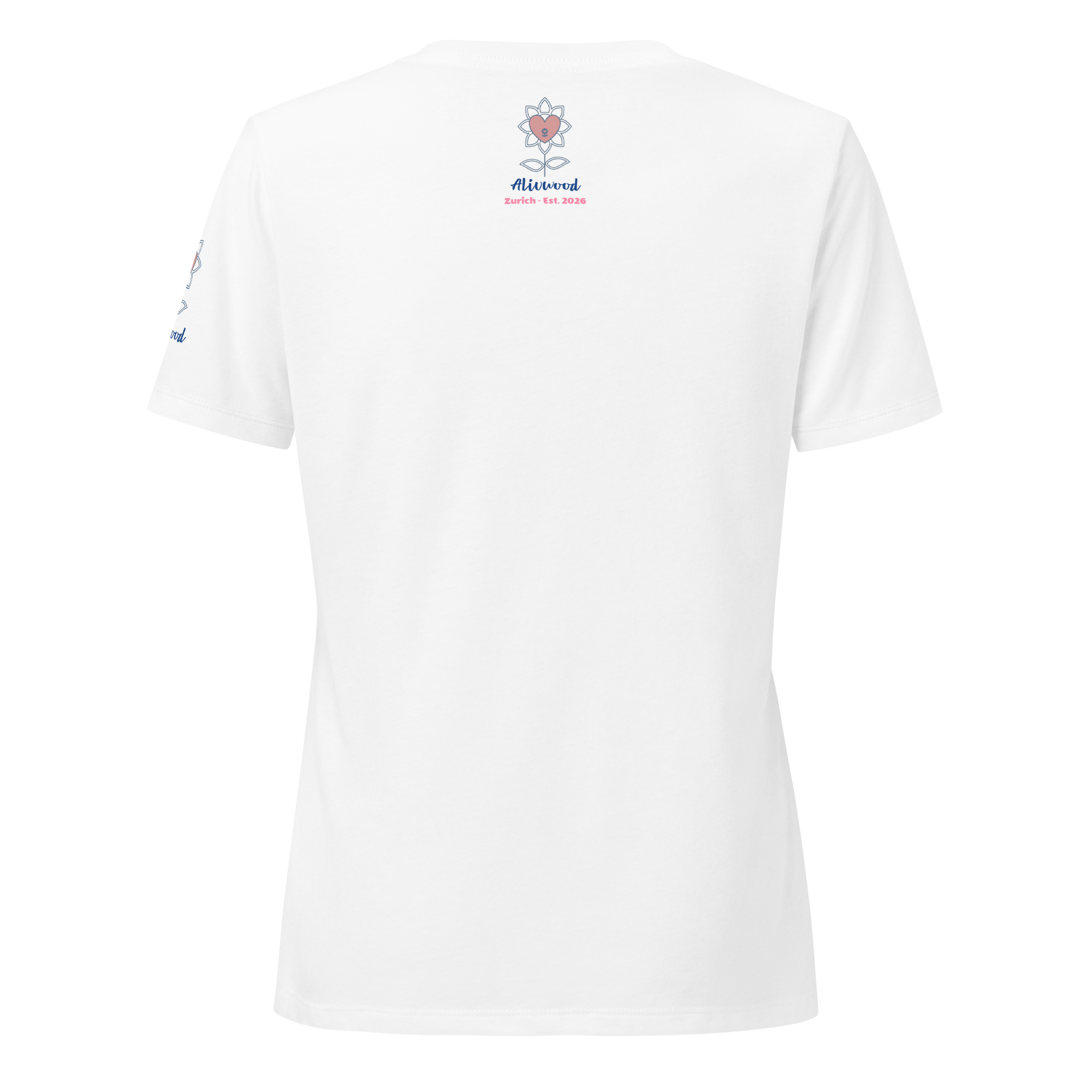 Kissing in Odesa Women’s relaxed v-neck t-shirt - Alivwood