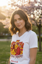 Kissing in Madrid Women’s relaxed v-neck t-shirt - Alivwood